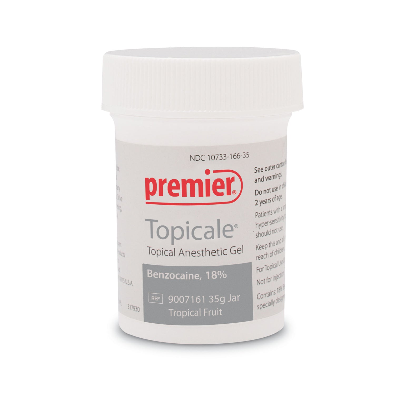 Premier Dental 9007161 Topicale Gel Tropical Fruit Red 35gm Premier Dental 9007161 Topicale Gel Tropical Fruit Red 35gm